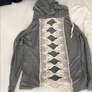BKE lace hoodie